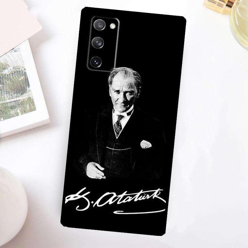 

Фонда Мустафы Кемаля Ататюрка для Samsung Galaxy S23 Ultra S22 Plus S20 S21 FE S8 S9 S10 Note 10 20 S24 Ultra Чехол Galaxy S24