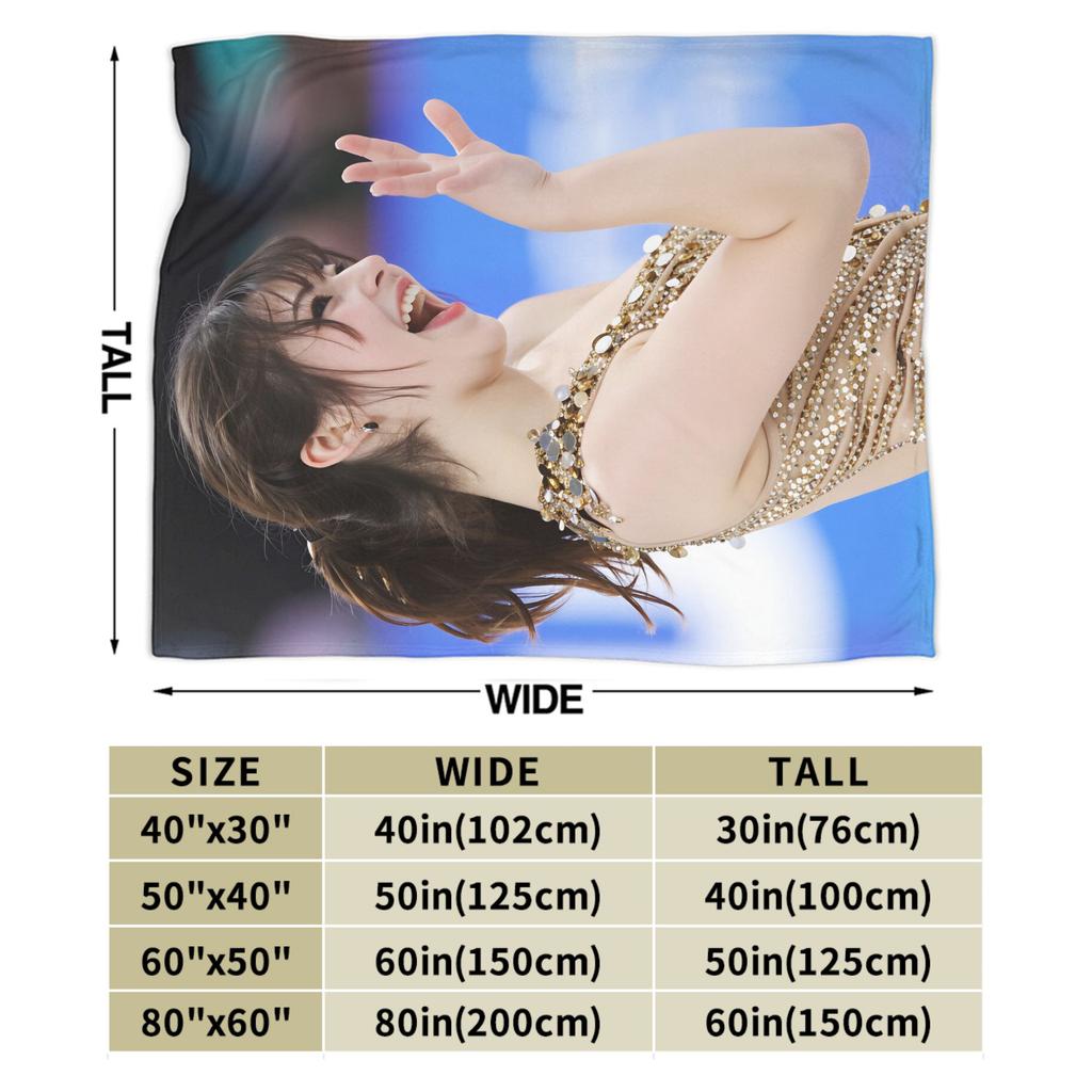 Alysa Liu Blanket Winter Soft Cozy Throw Blanket For Adults Outdoor Flannel Bedspread Bed Cover