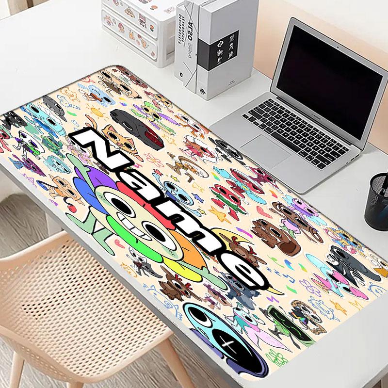 Kişiye Özel İsimli Dandy'nin Dünya Desenli Mouse Pad, Dizüstü Bilgisayar Masa Matı, Ev İçin Dekoratif Masa Matı Klavye Altlığı Hediye