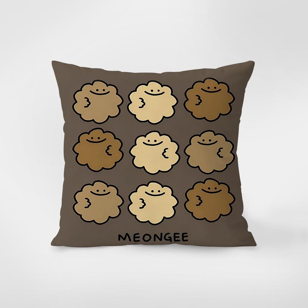 Cartoon Modern Simple Pillowcase Dormitory Decoration Office Living Room Home Pillowcase