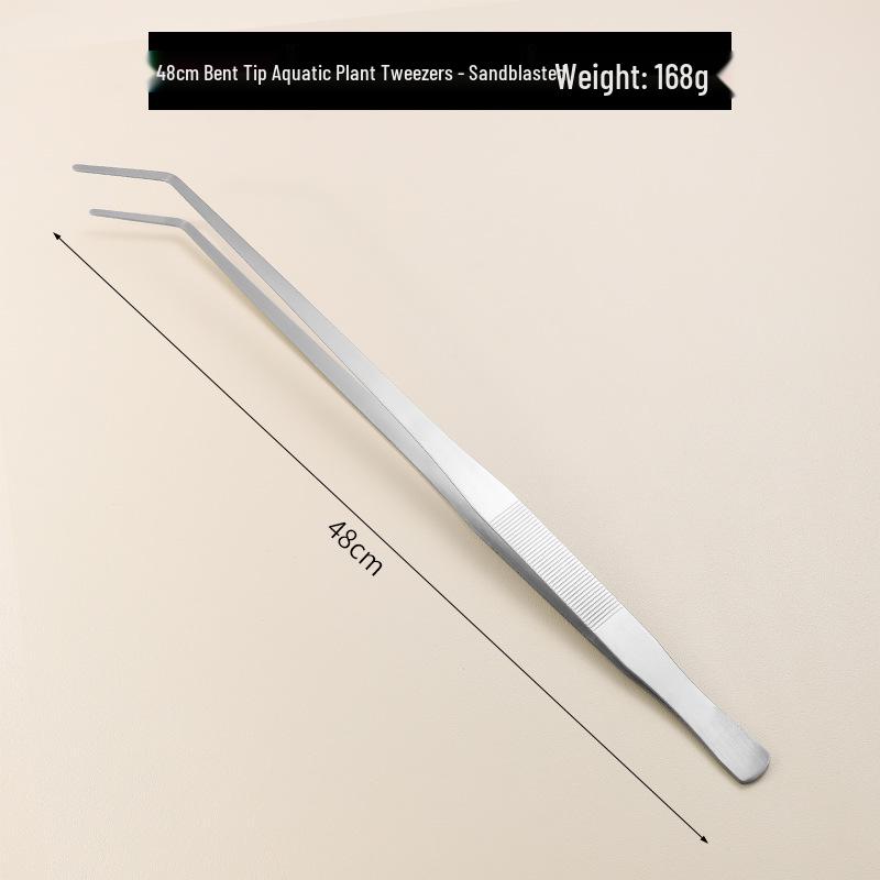 Popular Stainless Steel Tweezers with Silicone Tips for Reptile Feeding and Aquatic Plant Care