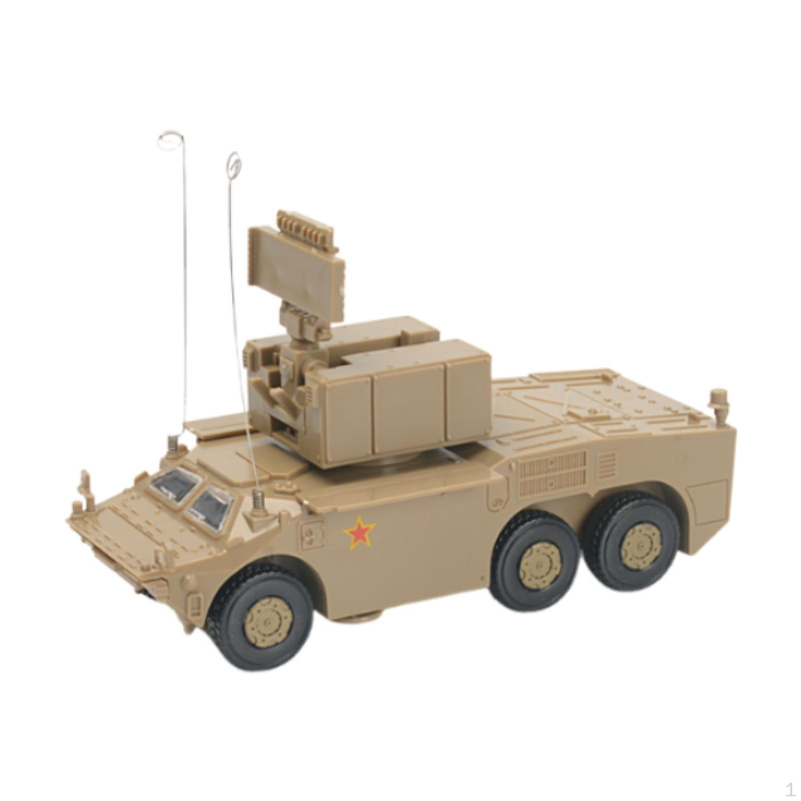 

1/72 Armored Truck Model Assembly Set for Display And Gift Giving жёлтый