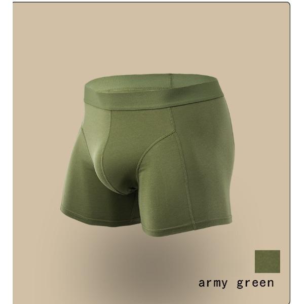 Cotton High Elasticity Flat Corner Underpants Sports Wear Resistant Men's Four Corner Underpants