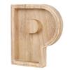 18cm Twenty-six Letter Piggy Bank Wooden Coin Money Saving Box Jar Coins Storage Box Desktop Ornament Home Decor Craft Xmas Gift