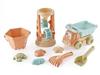Children's Beach Sand Play Set: Beach Car, Digging Tools, Bucket, Hourglass
