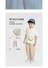 Balabala Children's Clothing, Children's Pants, Boys' and Girls' Summer Clothes, 2026 New Style, Happy Bear Embroidered Loose Balloon Pants