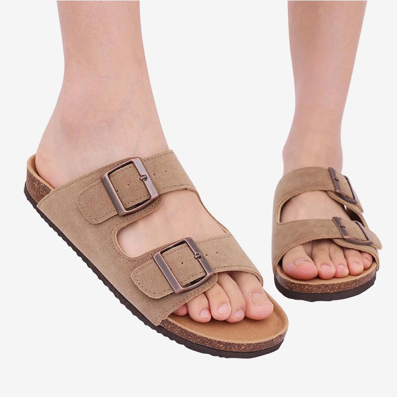 Fashion Kidmi Women Men Suede Clogs Slippers Fashion Brand Women Clogs Slippers Outdoor Antiskid Beach Slippers Classic Men Clogs Shoes