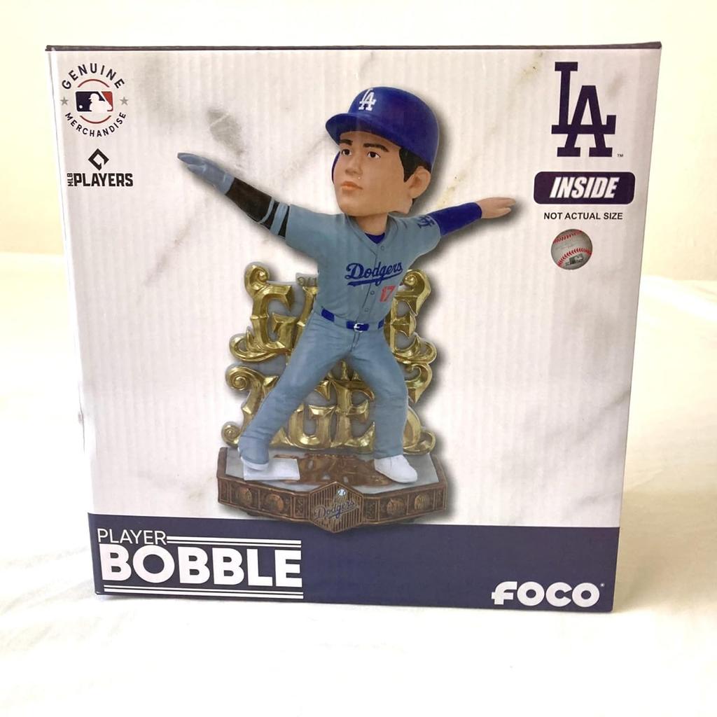 [Limited Edition of 550] Shohei Ohtani Dodgers Bubblehead Figure, 5050 Commemorative Model, with Game Record from September 19, 2024 "Game for the