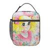 Candy Candy Candice Insulated Lunch Bag for Women Portable Japan Anime Manga Cooler Thermal Bento Box Kids School Children