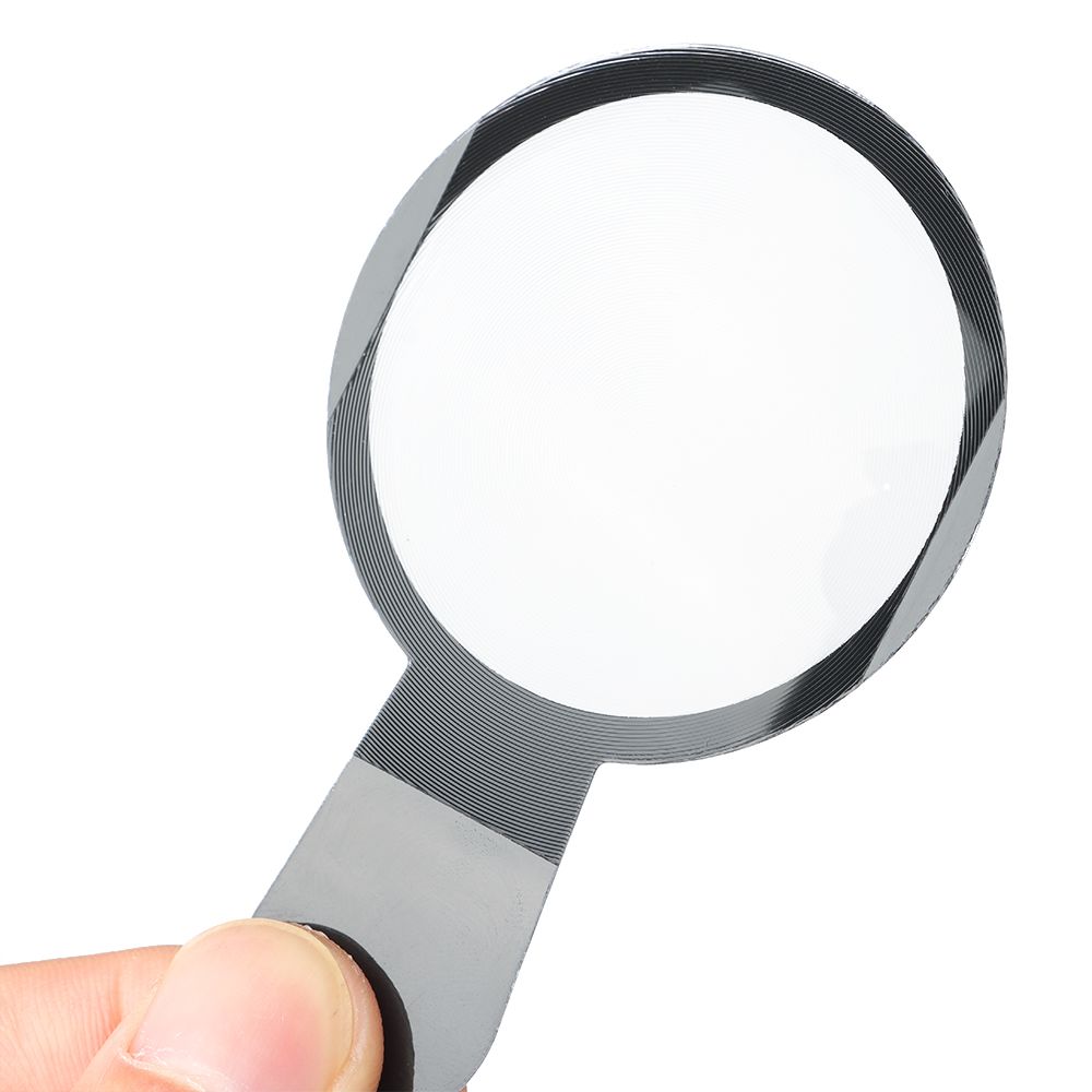 Plastmasas 45mm Izglītojošs Instruments Rokas Lupa Lasāmviela Lēca Juvelierizstrādājumu Lupa 3x Palielināšana
