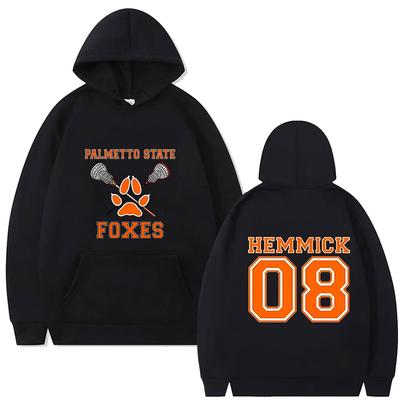 Tudo pelo Jogo A Corte da Trincheira Raposas do Estado de Palmetto Moletom Raposas Moda Masculina Streetwear Oversized Homens Mulheres Moletons