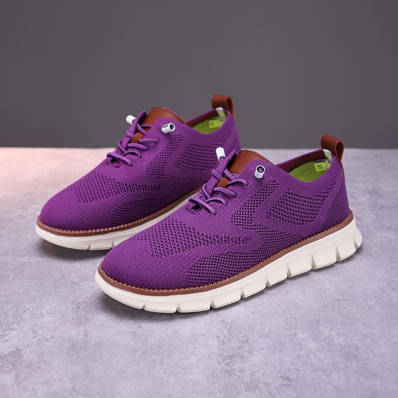 

Temu hot-selling fly-woven casual shoes men s lightweight and breathable men s shoes summer large-size walking shoes spot 48 фіолетовий