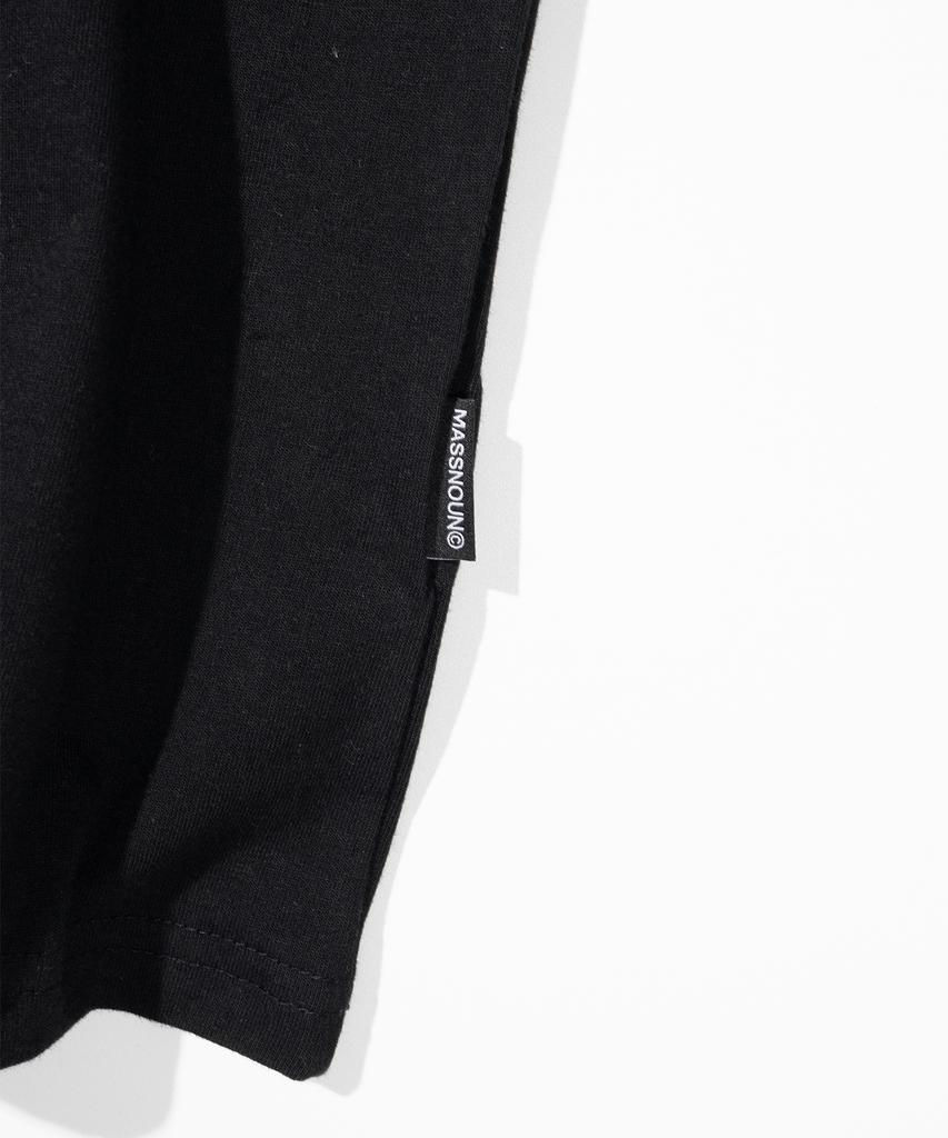 MASSNOUN Mas Logo Short Sleeve T-Shirt Msits001-Bk