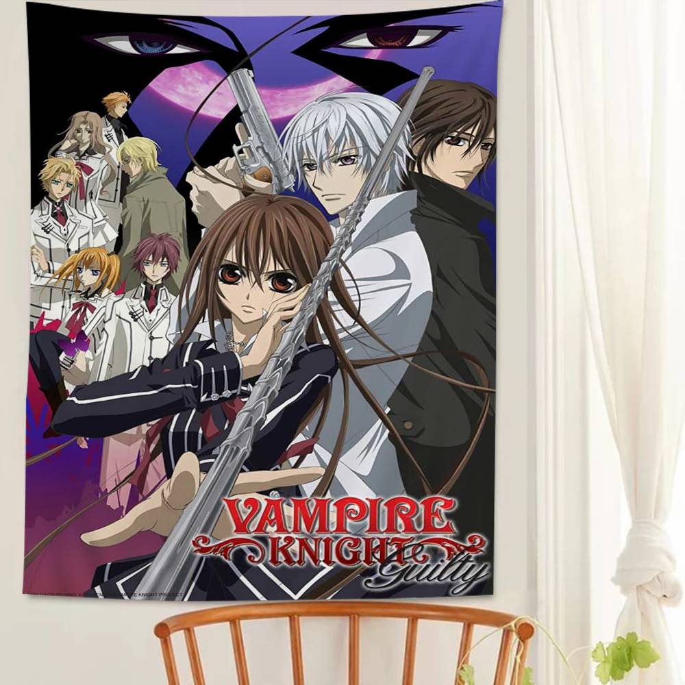 1PC Anime VVampire Knight Cartoon Tapestry Wall Hanging Decoration Household Home Decor