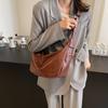 Large Capacity Soft Leather Shoulder Bag Women's Hobo Bag Crossbody Bag