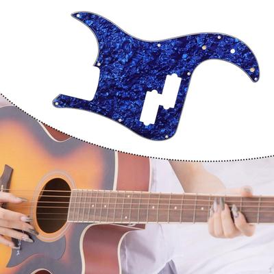 Guitar Pickguard Bass Pick Guard Easy Installation Spare Part Fashion Maintenance Scratch Plate