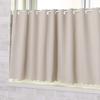 Cafe Curtain In Pastel 135cm Wide X 45cm Long Water-repellent, Light-blocking Beige,