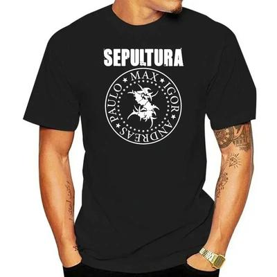 Metal Punk Retro Decadent Style Laid-back Short-sleeved T-shirt Black Plus-size Short-sleeved Pure Cotton Top with A Round Neck
