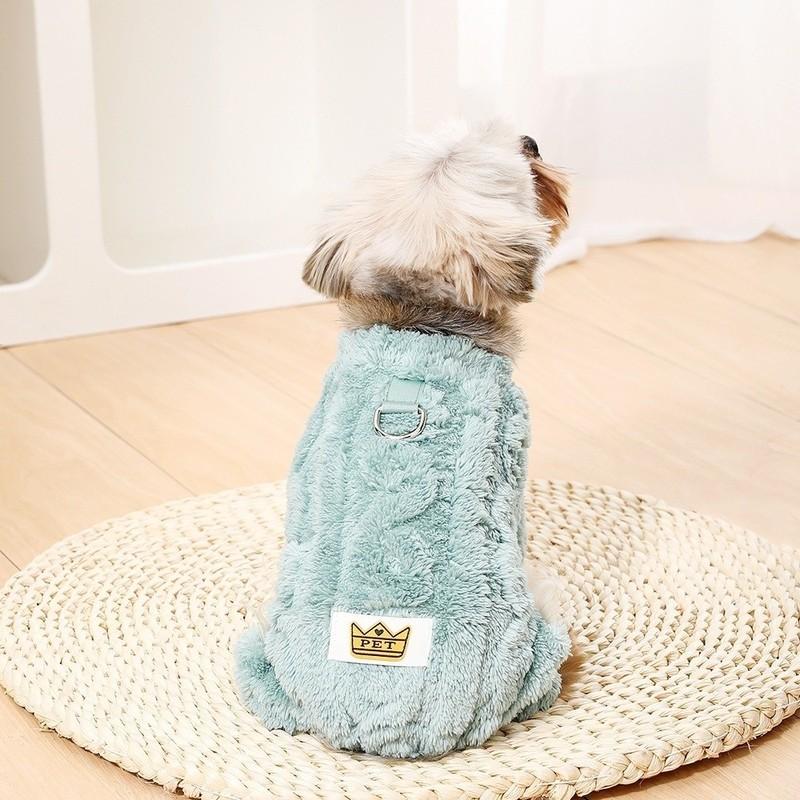 Fashion Winter Dog Warm Clothes Fleece Windproof Dogs Coat Thickened Soft Dog Hiking Jacket for Small Medium Dog