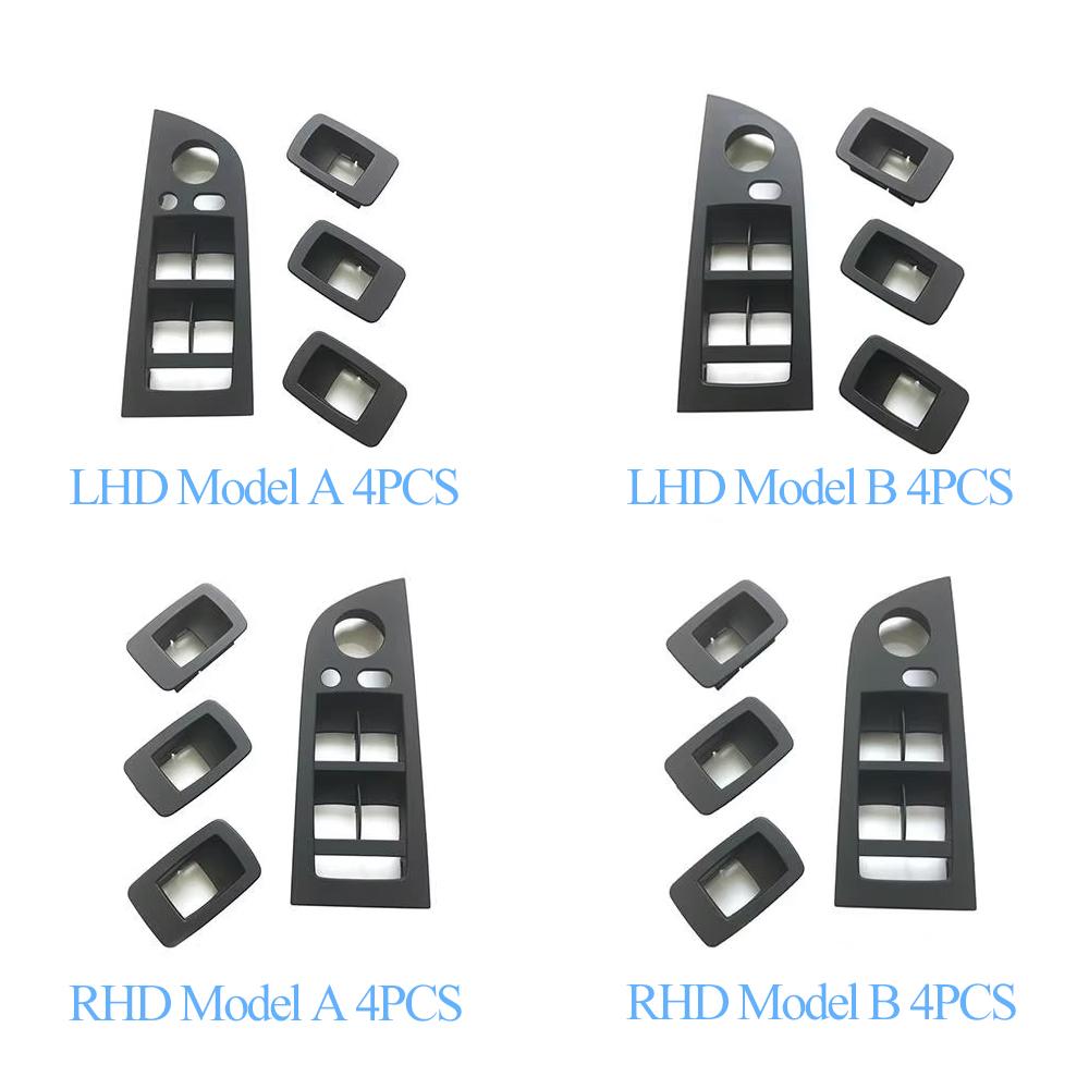 LHD RHD Car Window Lifter Control Switch Panel Armrest Outer Cover Replacement For BMW 3 Series E90 E91 316 318 320 325 328i