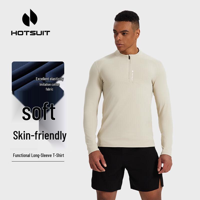 HOTSUIT Men s Quick-Dry Long Sleeve Running & Training T-Shirt XL