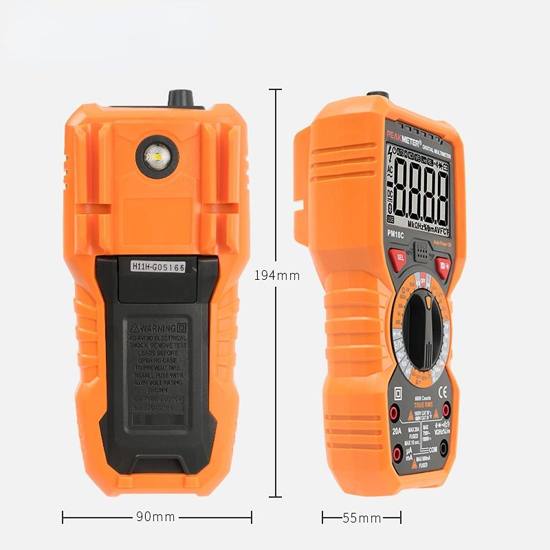 Utility PM18C Handheld High Precision Digital Burn Proof Capacitor Temperature Universal Meter