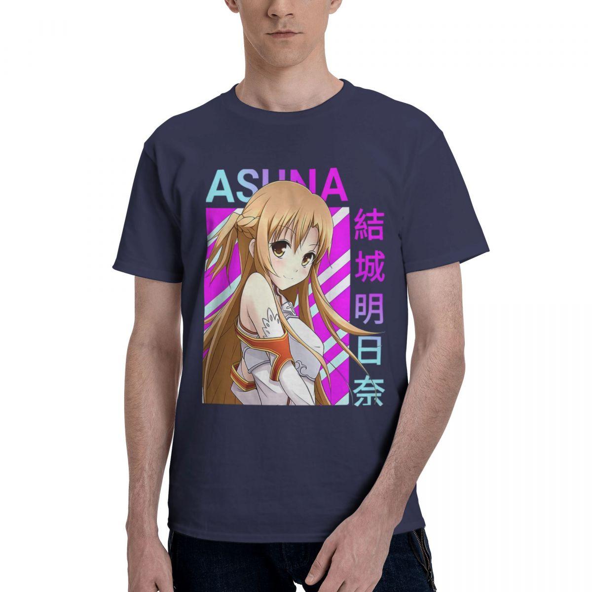 

Asuna Sword Art Online AnimeInspired 100 Cotton Casual Breathable Confortable Vintage Funny Mens TShirt Mens Shirt 4XL