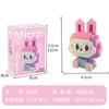 with box Pet cats building block cartoon cute doll puzzle assembly children's toy DIY table ornaments boys girls birthday gifts