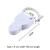 Cinta métrica telescópica de salud para fitness portátil con mango linterna Cinta métrica en forma de Y Cinta métrica para circunferencia de cintura