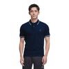 Timberland Outdoor Casual Slim Fit Striped Breathable Short Sleeve Polo Shirt Men Polo Shirts Navy-Blue A628NZ02