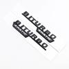 3D ABS Black C43 Logo Letters BITURBO 4MATIC Badge Car For Mercedes Benz Rear Star Sticker BITrunk AMG Emblem AMG W205 W206 C205