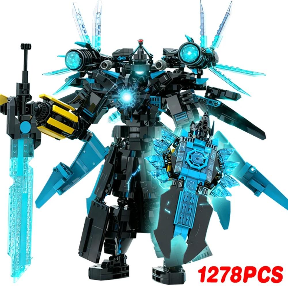 2026 Skibidis Toilete Figures Building Blocks Giant Speakerman Cameraman Tvman Bricks Model Toys for Kid Xmas birthday Idea Gift