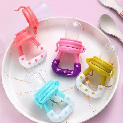 Complément Alimentaire Frais Jouets Anneau de Dentition Bébé Fruits et Légumes Anneau de Dentition pour Nourrisson Sachets en Silicone pour Tout-Petits Enfants Garçon Fille