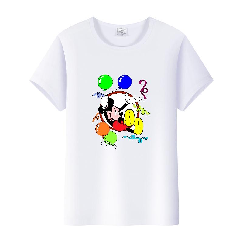 Summer Short Sleeve T-shirt Unisex Cartoon Tshirt Tops Oversized Tee Mickey Mouse Graphic Clothes