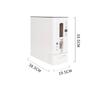6kg/12kg Sealed Rice Storage Box Cereal Grains Beans Flour Storage Barrel Measurable Rice Moisture-Proof Bucket Home Supply