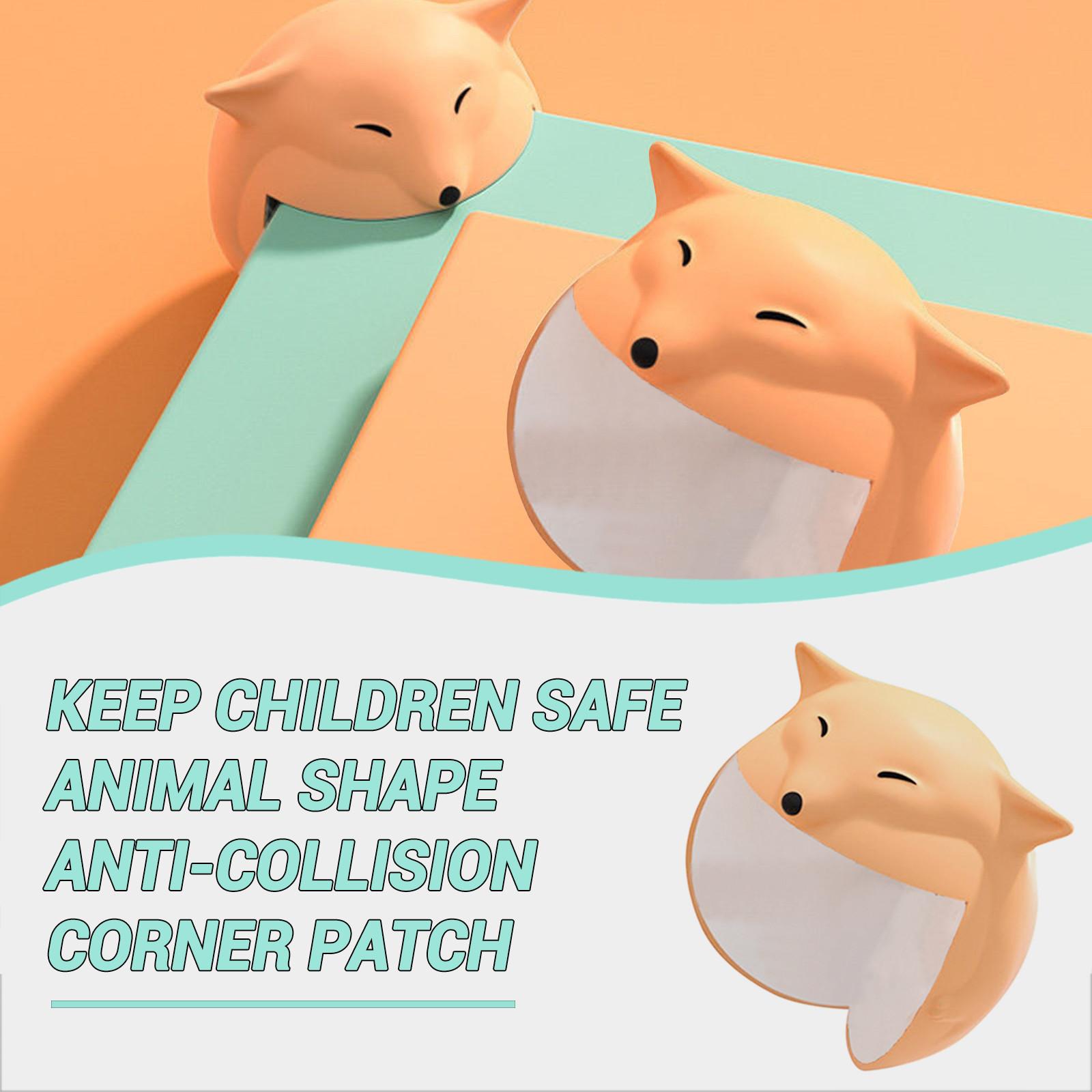 

Shape Silicone Table Corner Protector Cartoon -collision Corner помаранчевий