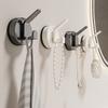 3pcs Strong Suction Cup Hook Not Drill & Rustproof Wall Hook Easy Installs Suction Hook Hangers for Bathroom & Kitchen