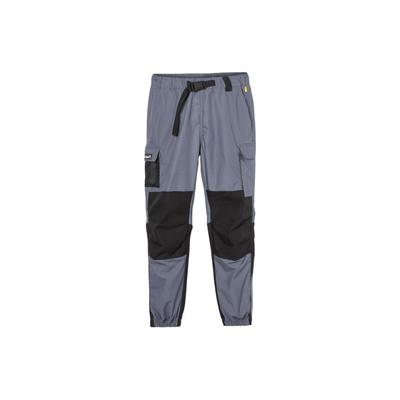Spodnie do biegania męskie odporne na wodę Color Block Rock-Blue A66N9-DH3