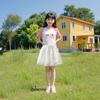 Girls' Butterfly Puffy Skirt 2025 Summer Children's Net Tulle Princess Skirt