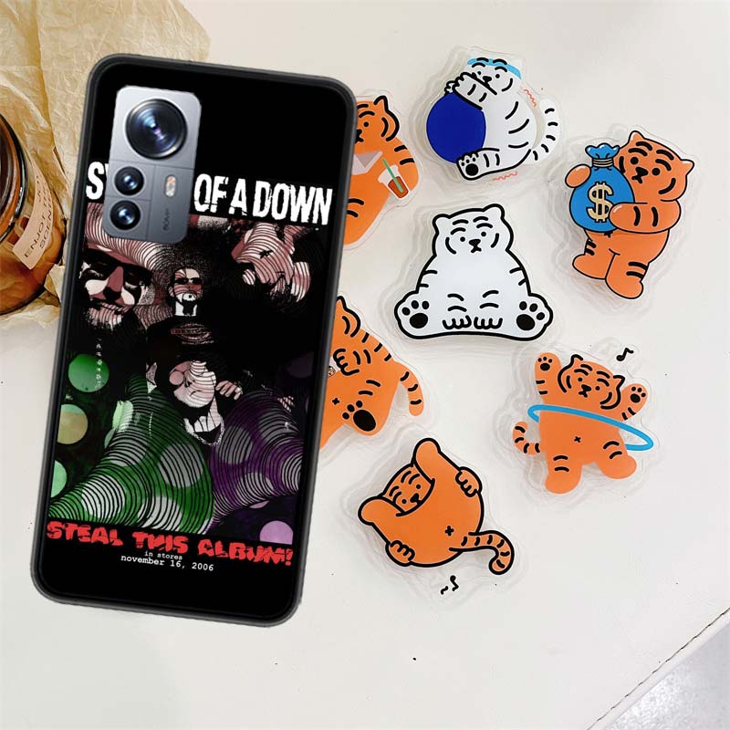 System Of A Down Phone Case For Xiaomi Poco X6 X5 F6 F5 Pro 5G X4 F4 GT X3 NFC M5 M5S Mi F3 F2 F1 M4 M3 M2 Pro Cover Capa