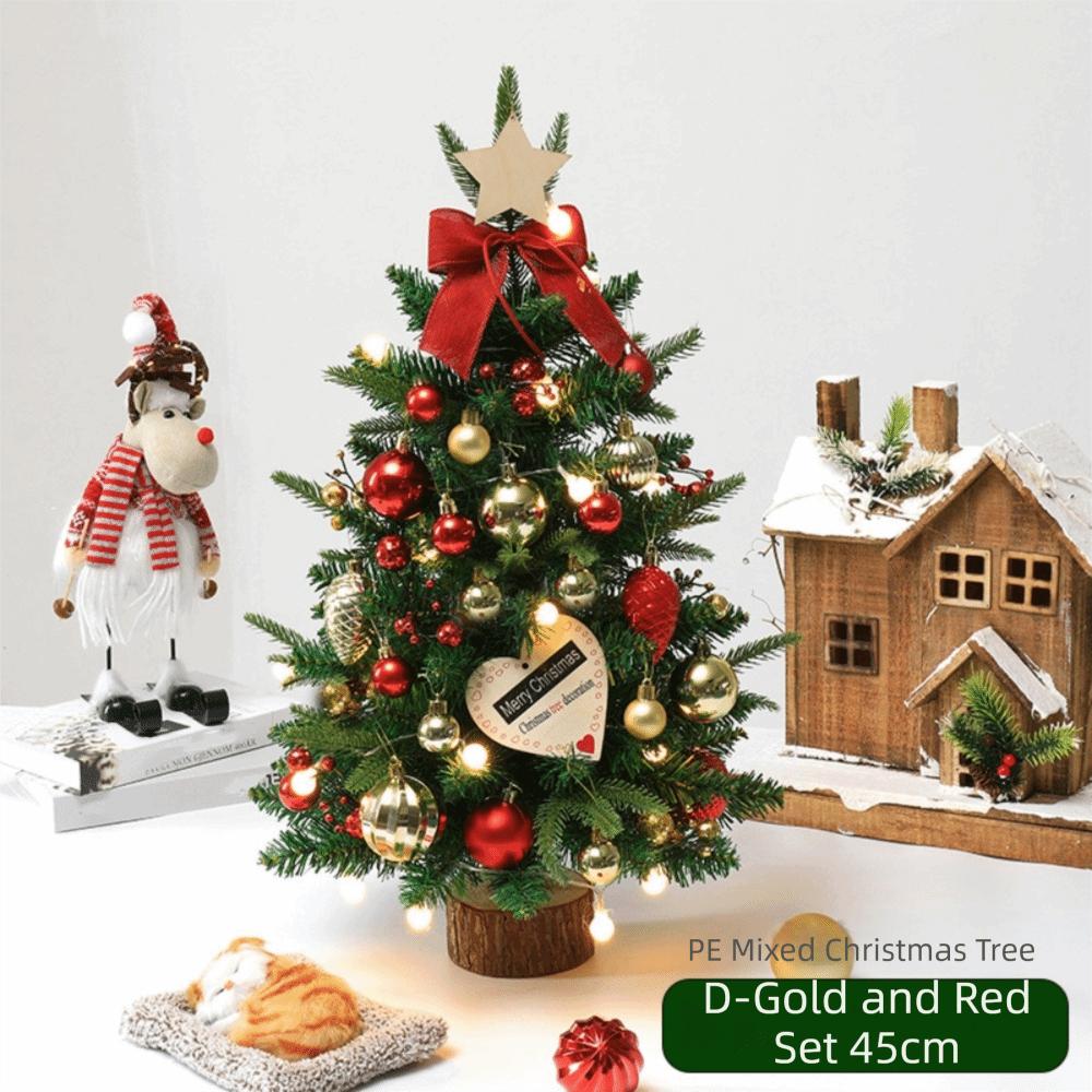 Miniature Christmas Tree Simulated Simulated Plants Noel Mini Christmas Tree Office Decoration