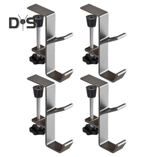 1/2/4/6Pcs Christmas Stocking Holders Rust-Proof Scratch-Resistant Adjustable Garland Hangers Fireplace Stocking Holders