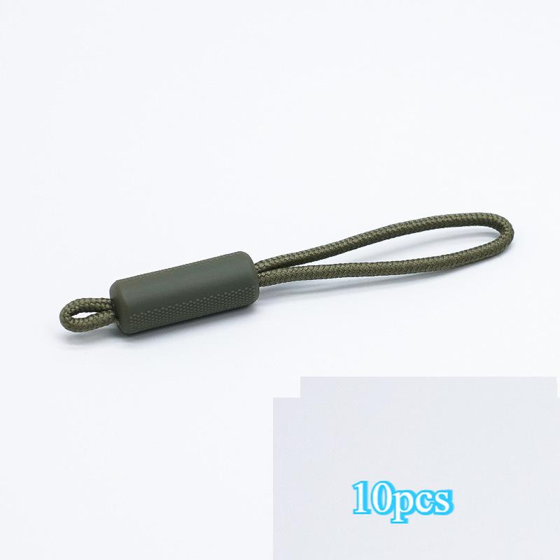10PCS Long Handle Zipper Pullers Zipper Slider Extension Rope Garment Bag Zipper Repair Tools DIY Sewing Supplies