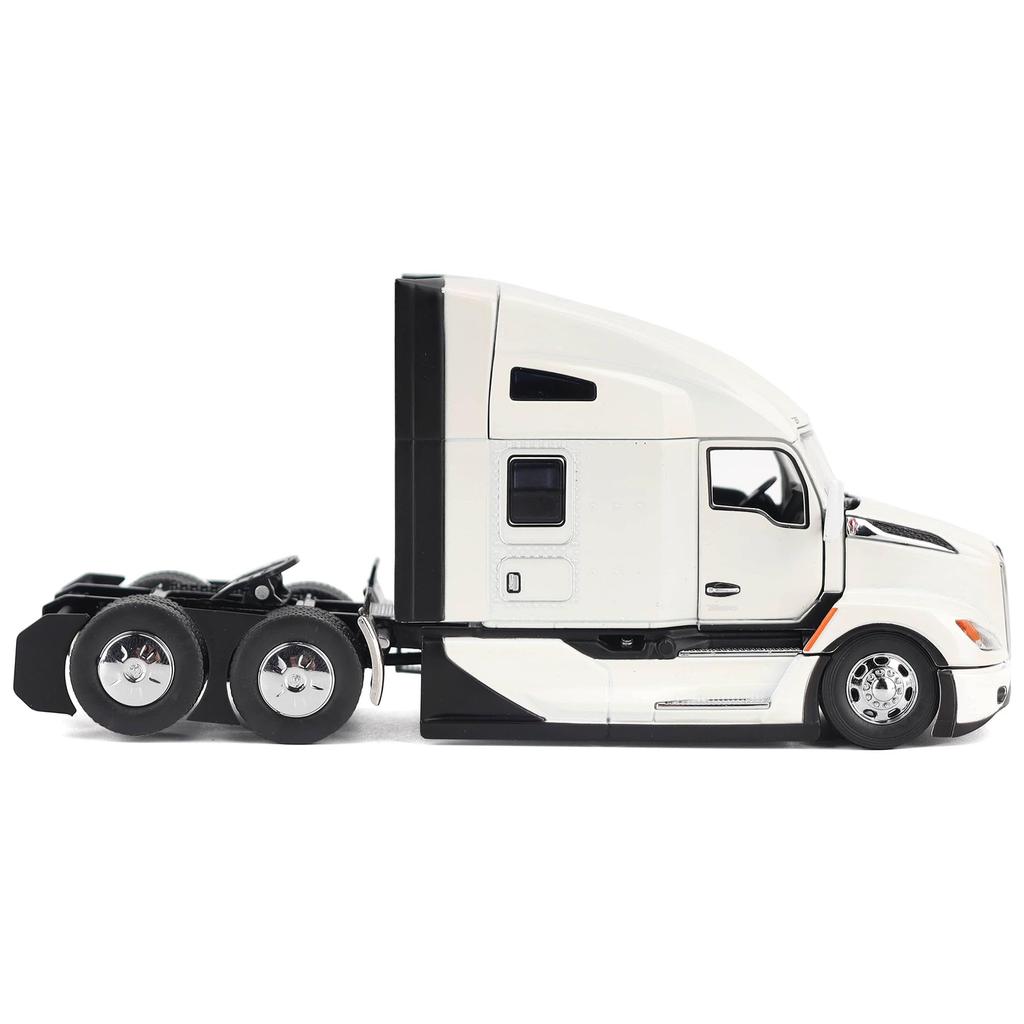 Diecast Masters Kenworth T680 Pearl White Scale Officially Licensed Diecast Model Model 71119 - 150 Semi-Track