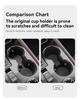 Fits 25 Models of X-TRAIL T33 Series: Central Control Cup Holder Shock Absorption Sleeve & Beverage Limit Storage Seat Limiter.