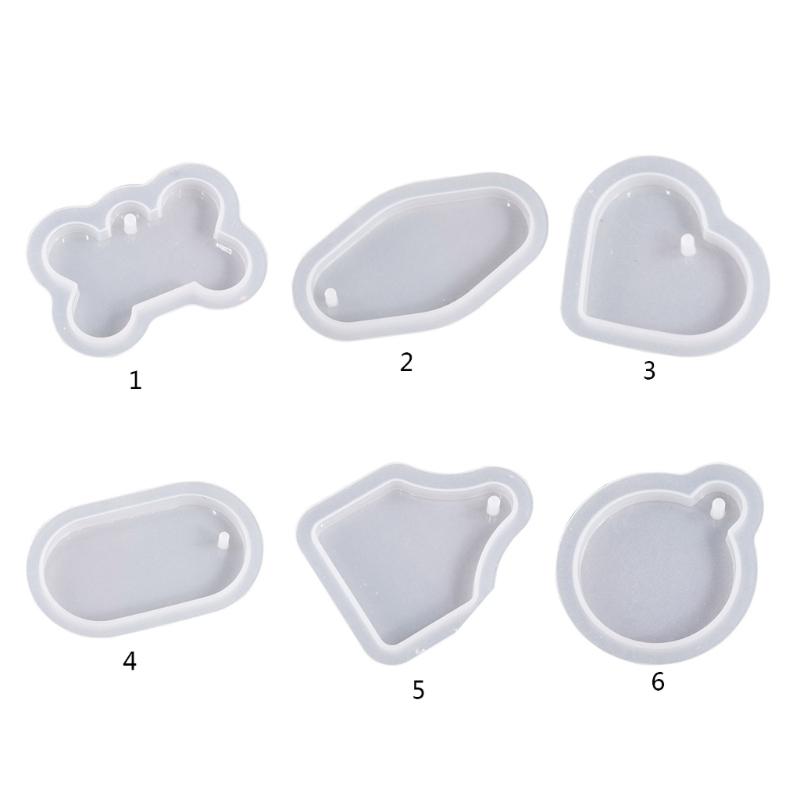 Epoxy Bone Heart Oval Round Listing Silicone Mold Handmade Craft Making Supplies Diy Jewelry Home Decoration Molds