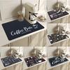 Coffee Cup Drying Mat Non-slip Absorbent Diatoms Tableware Kitchen Counter Drain Coffee Bar Drain Mats Desktop Home Decoration
