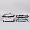 Transparent Waterproof PVC Travel Makeup Bag - Portable, Multifunctional Plastic Handbag with Zipper