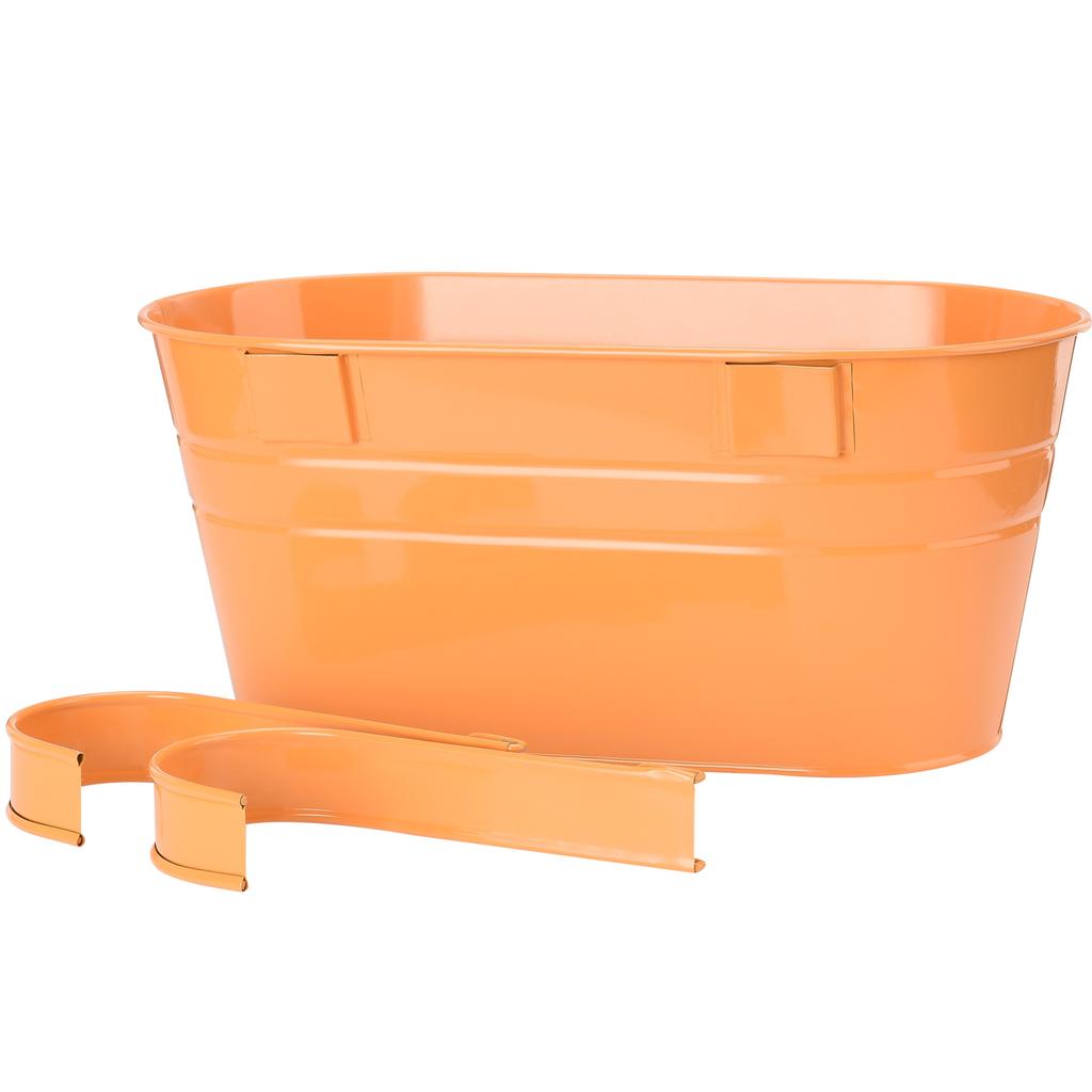 Double Hook Planters Tin Hanging Pots Flower Pot Garden Decoration