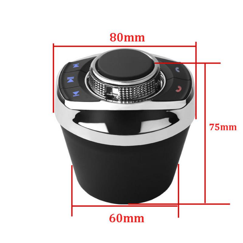 Neuer Universalbecher 8 Benutzerdefinierte Funktionen Auto Drahtlos Beleuchteter Lenkradbedienknopf Für Auto Android Wince DVD / GPS Nv Player